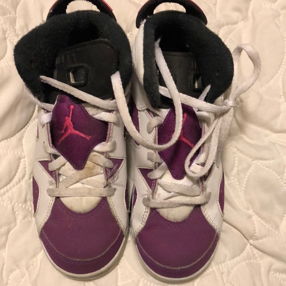 Purple and Pink Jordan 6 - Picture 2 of 4